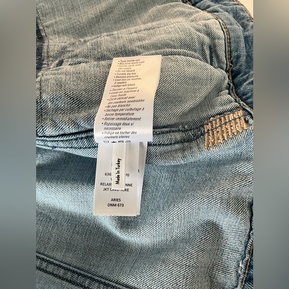NEW ⭐️ PAIGE VIVIENNE RELAXED DENIM JACKET SIZE M - Picture 8 of 13